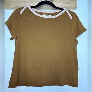 NWT MADEWELL CROPPED TEE SIZE SMALL